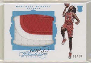 2015-16 Panini Flawless Sapphire /10 Montrezl Harrell #15 Rookie Patch RC