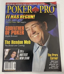 Poker Pro Magazine Premier Issue - Doyle Brunson Cover August 2005  - Picture 1 of 2