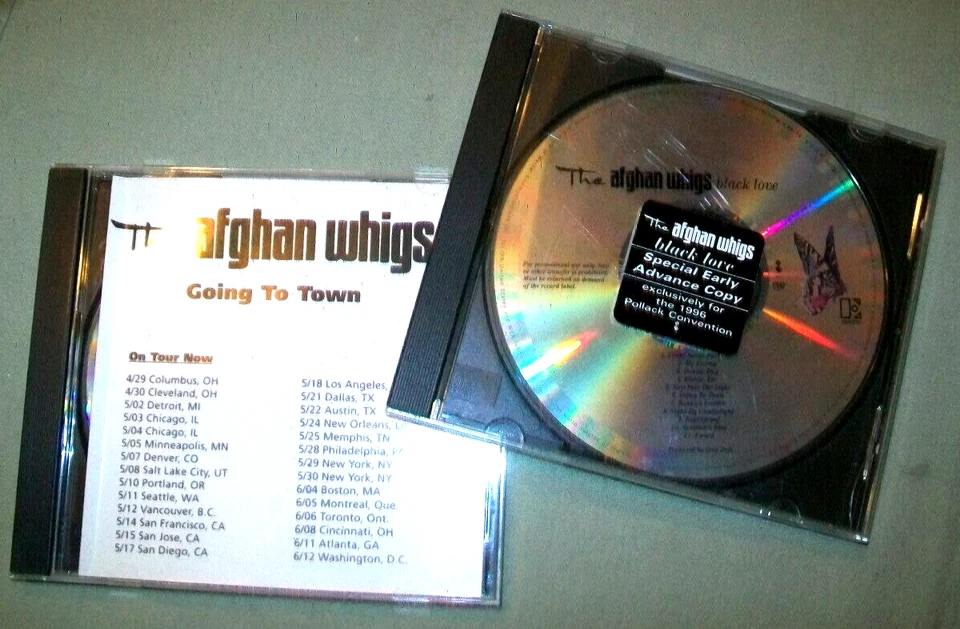 The Afghan Whigs       ** PROMO CD LOT **       Going to Town  --  Black Love - Imagem 1 de 1