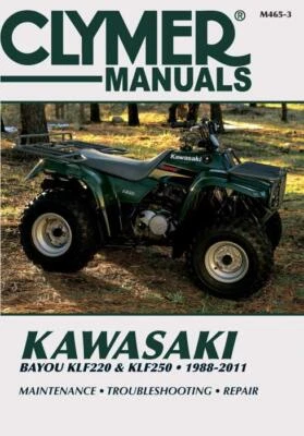 Manual Kawasaki Bayou KLF220 & KLF250 1988-2011 Clymer Workshop Service - Imagen 1 de 4