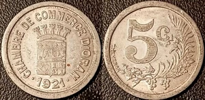 Algérie française - 5 centimes Oran 1921 aluminium TTB+ ! LEC#314a - Picture 1 of 1