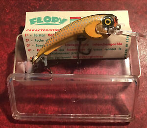 Vintage Flopy Lure Box Paperwork Near Mint Condition Combined Postage Available