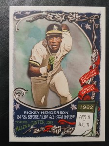 🔥⭐2023 Topps Allen & Ginter Spotless Spans #SS-28 Rickey Henderson - Oakland As