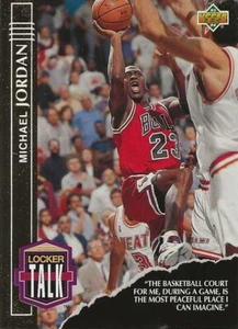 1993-94 Upper Deck Michael Jordan Gold Foil LOCKER TALK #LT1 Chicago Bulls HTF - Picture 1 of 2