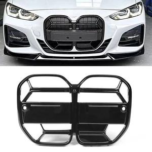 Gloss Front Bumper Grille Kidney Grill For BMW 4 Series G22 G23 2021-2024 2022 - Picture 1 of 6