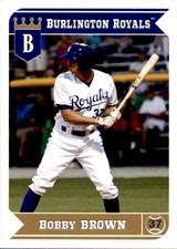 2013 Burlington Royals Grandstand #4 Bobby Brown San Diego California CA Card