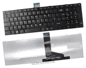 Toshiba Satellite L850 C850 C855 L855 C870 Laptop-Tastatur UK schwarz - Bild 1 von 1