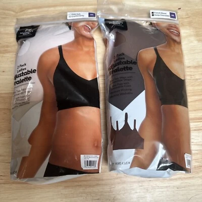 ESCOLHA - Pacote com 2 Bralette Ajustável Sem Fio Member's Mark Ladies - Imagem 1 de 4