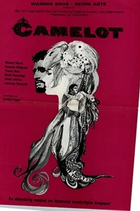 Camelot Richard Harris Vanessa Redgrave Franco N 1967 Danish Movie Press Release - Bild 1 von 2