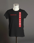 Man Utd RED ARMY T-Shirt | Hooligan Firm Manchester | Unisex Organic | Stripe