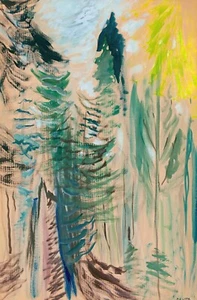 Reproducción de pintura White Cove Forest de Emily Carr - Imagen 1 de 3