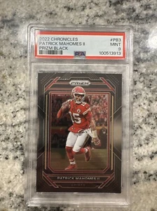 2022 Panini Chronicles - Prizm Black #PB-3 Patrick Mahomes II PSA 9 Chiefs - Picture 1 of 2