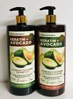 Aroma Botanics ~ Keratin & Avocado Strengthening Shampoo & Conditioner 32 fl oz 