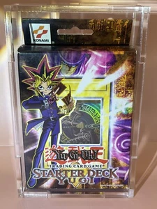 MAX FADED MISPRINT Mazo de Inicio Yugi Sellado Azul Sdy Mago Oscuro Yugioh con Estuche - Imagen 1 de 9