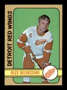 Alex Delvecchio #141 1972-73 Topps NM Near Mint Detroit Red Wings Hockey Card - Picture 1 of 3