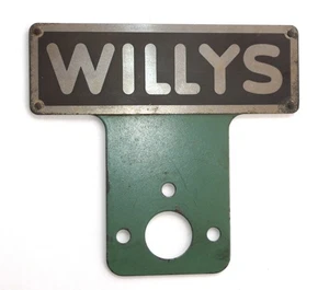 Automóvil Willys de colección - Jeep emblema de metal insignia con escritura envío gratuito - Imagen 1 de 8