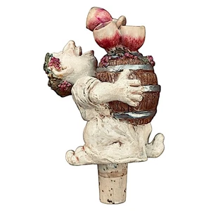 GUARDIAN OF THE GRAPES Wine Cork Bottle Stopper 5” Bar Accessory - Picture 1 of 6