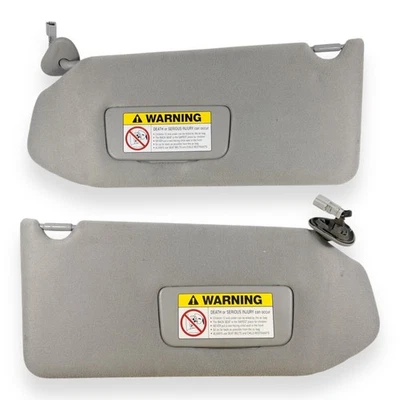 Juego de pares de parasoles laterales para conductor y pasajero Honda Pilot 2003-2008 gris iluminado Foto 1 de 4