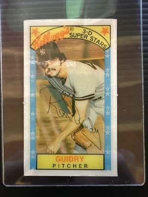 1979 KELLOGG'S #11 RON GUIDRY NEW YORK YANKEES NM-MT *Hot Corner Vintage* D - Image 1 of 2