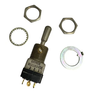 MS21353-831 Toggle Switch 8869K9X ON-ON-ON DP3T 28Vdc 5A - Picture 1 of 2