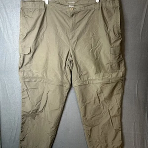 Columbia Pants Mens 4XL Ripstop Omni Wick Convertible Utility Hiking Casual - Picture 1 of 9