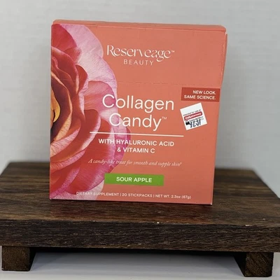 Caramelo de colágeno de reserva para piel sana uñas colágeno elastina, manzana agria 27/07 Foto 1 de 4