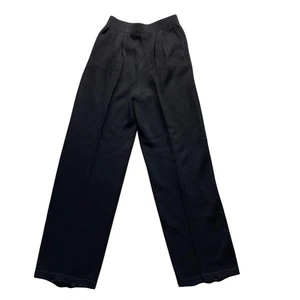 Pantaloni St John Basics neri in maglia gamba larga vita elastica donna taglia 2 - Foto 1 di 11