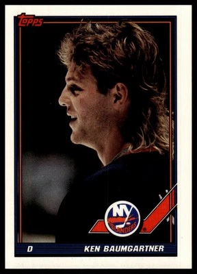 1991-92 Topps #316 Ken Baumgartner - Image 1 of 2
