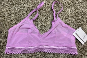 Auden Pink Unlined Bralette. Size: Small. - Picture 1 of 13