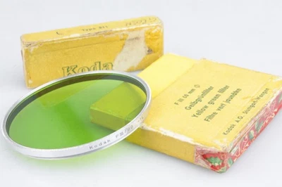 Immaculate Boxed West German 60mm Yellow Green FILTER  Kodak / Leica use - Image 1 of 4