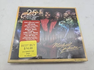 Michael Jackson CD + DVD Thriller 25th Anniversary Edition *BRAND NEW*SEALED* - Imagen 1 de 2