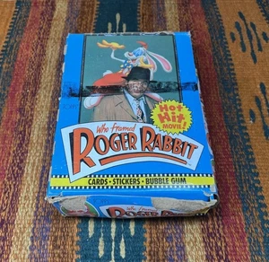 1987 Topps Who Framed Roger Rabbit Trading Card Wax Box 36 Packs FULL BOX NEW - Picture 1 of 7