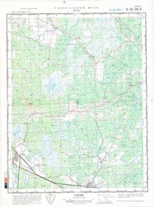 Russische Sowjetische Militär Topographische Karte - LELLE (Estland), 1:50 000, hrsg. 1982 - Bild 1 von 6