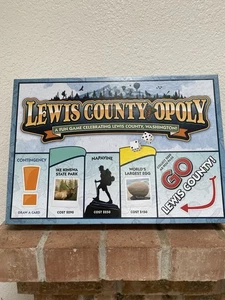 Late For The Sky: Lewis County Opoly Monopoly Board Game New Factory Sealed. - Picture 1 of 4