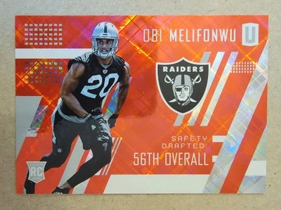 2017 Panini Unparalleled - Class of 2017 Rookie Obi Melifonwu #214 Red /25 (RC) - Image 1 of 3
