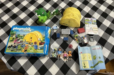 Playmobil 5435 Family Camping Trip Summer Fun 100% complete All Counted Box - Image 1 of 4