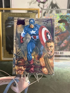 2024 Marvel Masterpieces XL Captain America Epic Purple /199 - Picture 1 of 2