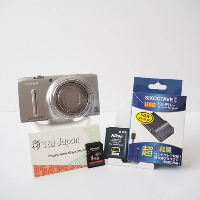 [MINT] Nikon Coolpix S9400 Digital Camera 18.1MP 18x Zoom Full HD GPS from Japan - Image 1 of 4