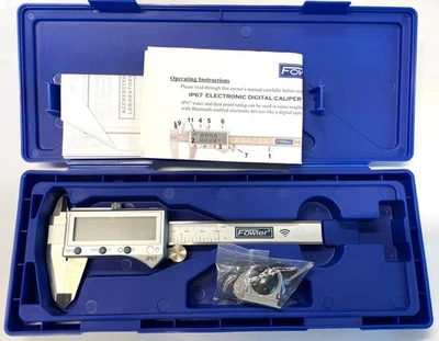 Fowler 54-100-554-BT Electronic Calipers 0-4"/100mm Range .0005"/0.01mm  - Image 1 of 4