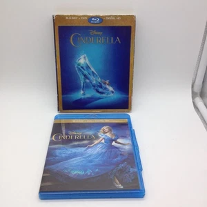 Cinderella 2015 Blu Ray DVD Digital Best Buy Exclusive Lenticular Slipcover RARE - Bild 1 von 4