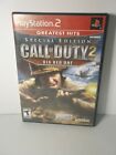 Call Of Duty 2 Sony Playstation 2 Ps2 Big Red One Greatest Hits Special Edition
