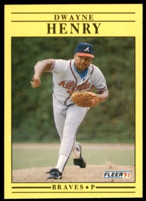 1991 Fleer #692 Dwayne Henry - Image 1 of 2