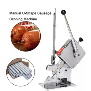 Clipper per salsiccia a forma di U supermercato macchina per tagliare sacchetti con fibbie - Foto 1 di 8