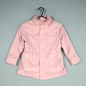 Loro Piana Jacket Girls Age 4 Pink Luxury Utility Storm System Rain Italian Coat - Picture 1 of 24