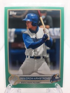 2022 Topps Pro Debut Pete Crow-Armstrong Aqua /75
