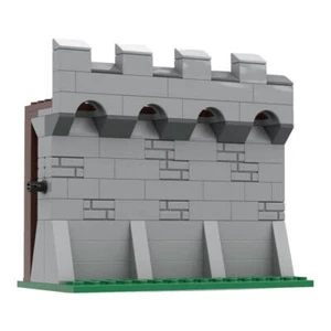 ZITIANYOUBUILD Medieval Modular Wall 115 Bricks Building Toys Set MOC Build Gift - Picture 1 of 8