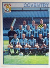 MERLIN PREMIER LEAGUE 97 STICKERS #109 COVENTRY CITY TEAM PHOTO (1/2) FREE POST