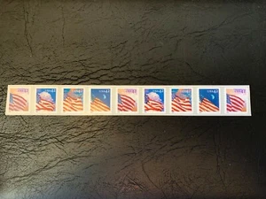 US Stamps SC# 4247a Flag 42c Coil strip of 9 w/p# MNH 2008 - Picture 1 of 1