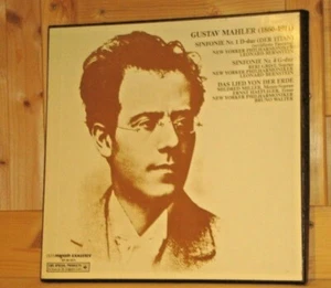 Mahler Symphonies 1 & 4 BERNSTEIN CBS 3LP BOX SP 291071 NM Like New - Picture 1 of 4
