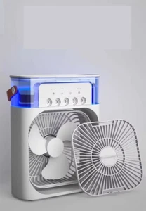 Humidificateur USB 3en1 Ventilateur Brumisateur LED Veilleuse Maison Bureau Air - Imagen 1 de 12